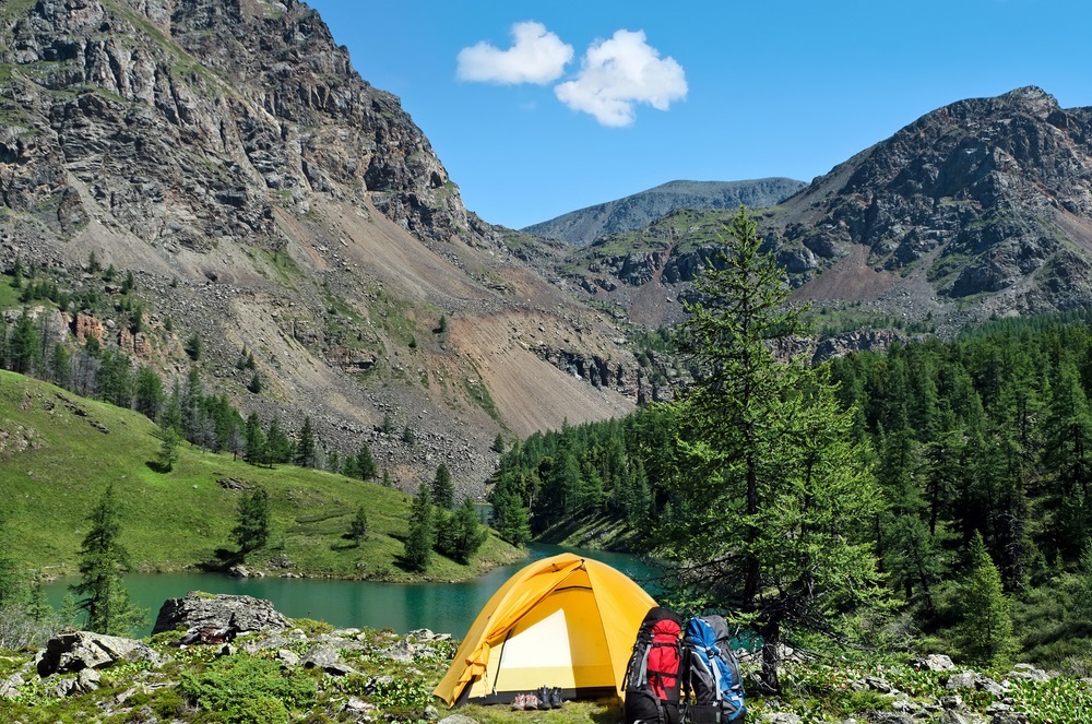 Camping in Banff During February