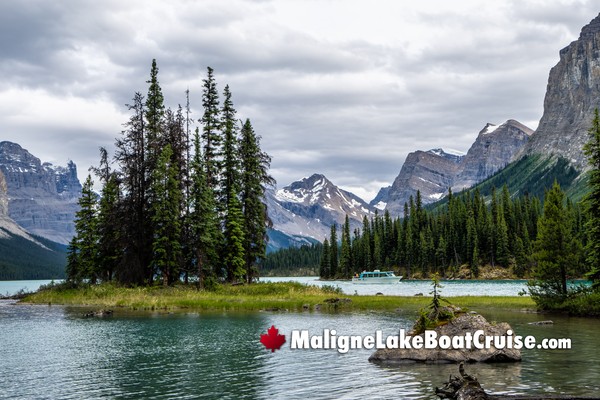 Maligne Lake Boat Cruise During February